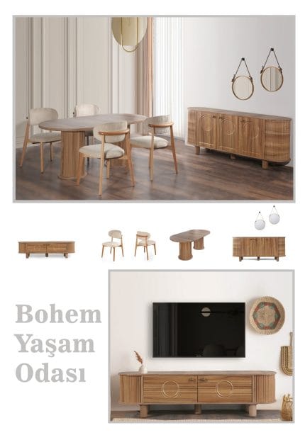 Arya Yemek Odası Takımı