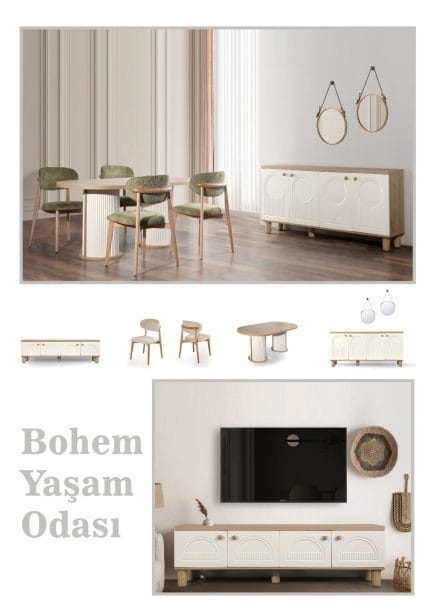 Riva Yemek Odası Takımı